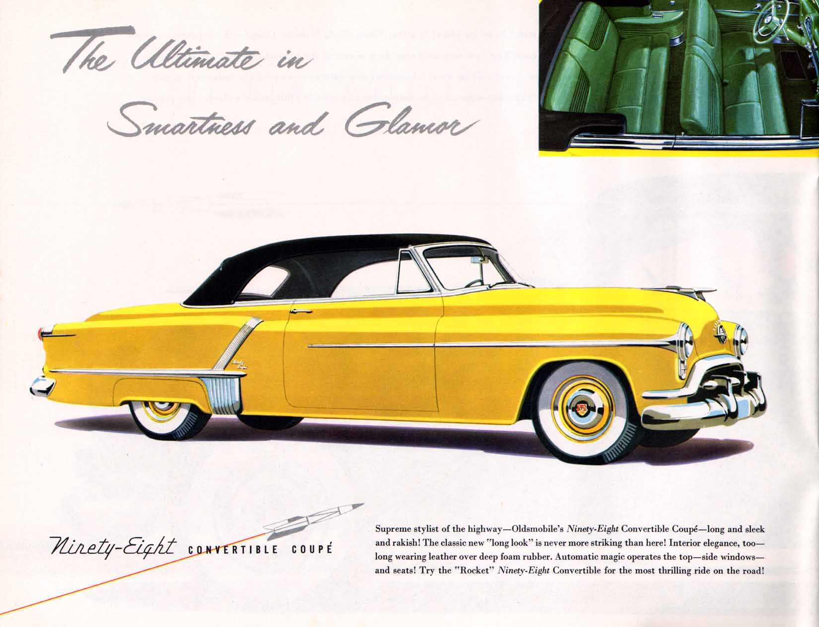 1952 Oldsmobile Motor Cars Brochure Page 7
